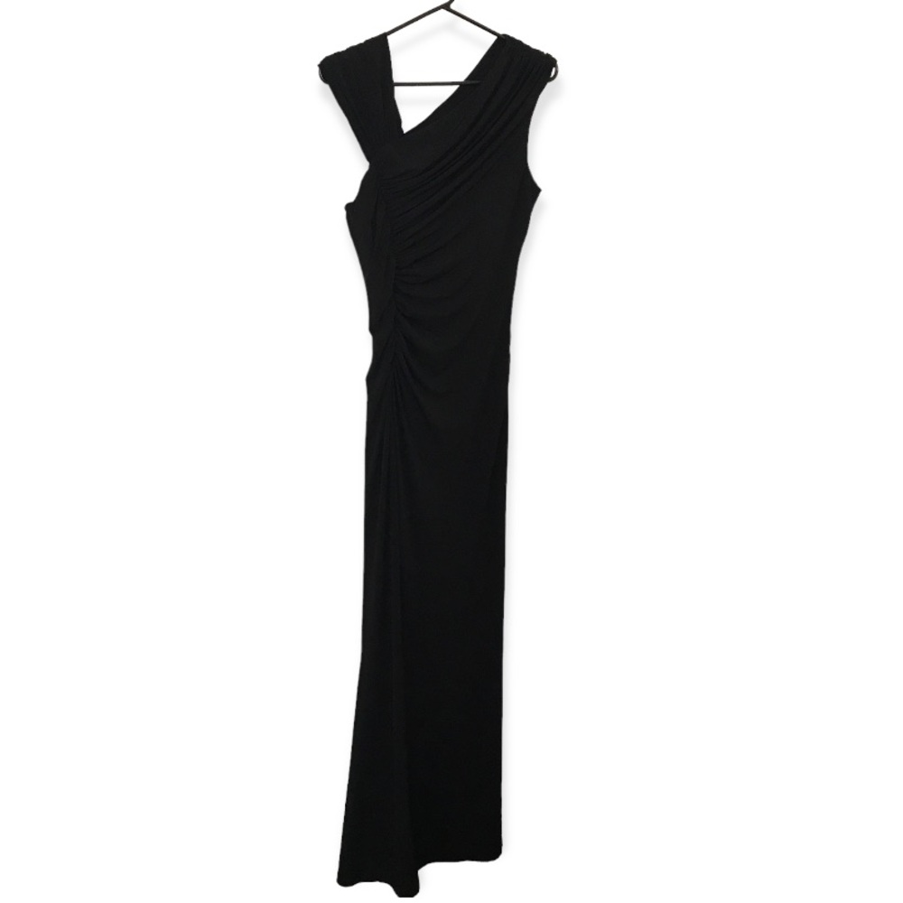 Calvin Klein black sleevelesss maxi gown